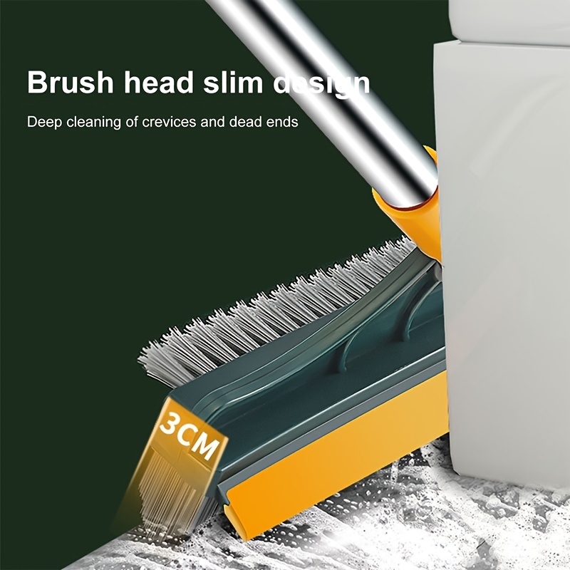 V Head Floor Brush Floor Groove Broom Floor Joint Brush Ceramic Tile  Rotation Removable Corner Floor Brush Cleaner Multi-Purpose