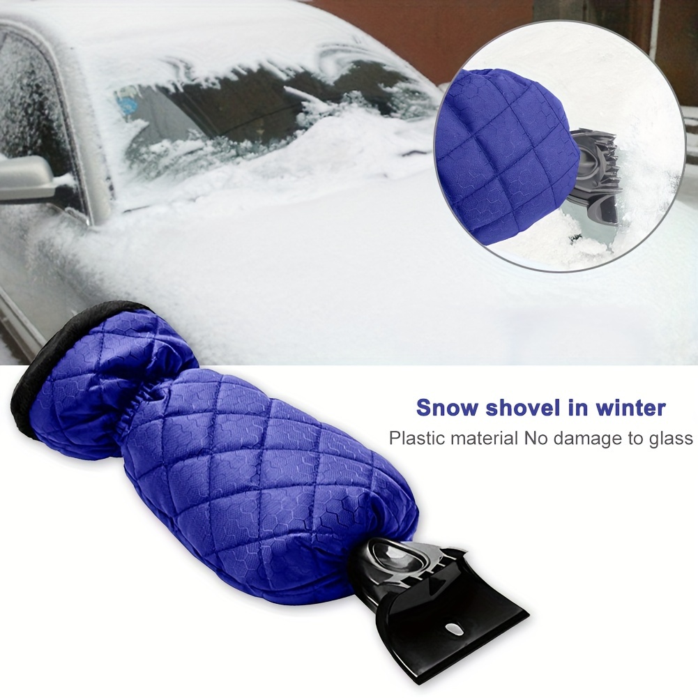 Car Windscreen Snow Scraper+warm Glove Auto Winter - Temu United