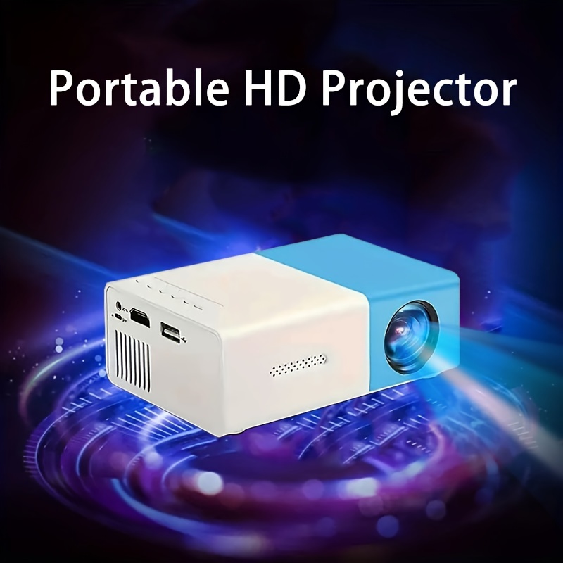  Mini WiFi Video Projector, Portable 4K Movie Projector HD  1080p, 9500 Lumens Led Multimedia Home Video Projector for Indoor/Outdoor,  Compatible with HDMI VGA,USB,iphone,Laptop : Electronics