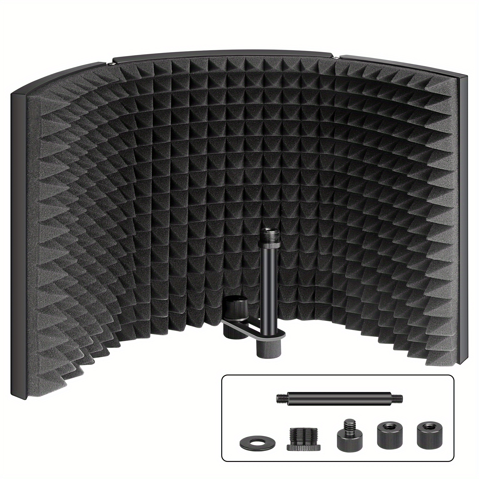 Microphone professionnel Pare-vent Shield Noise Reduction Microphone  Insonorisé Cover