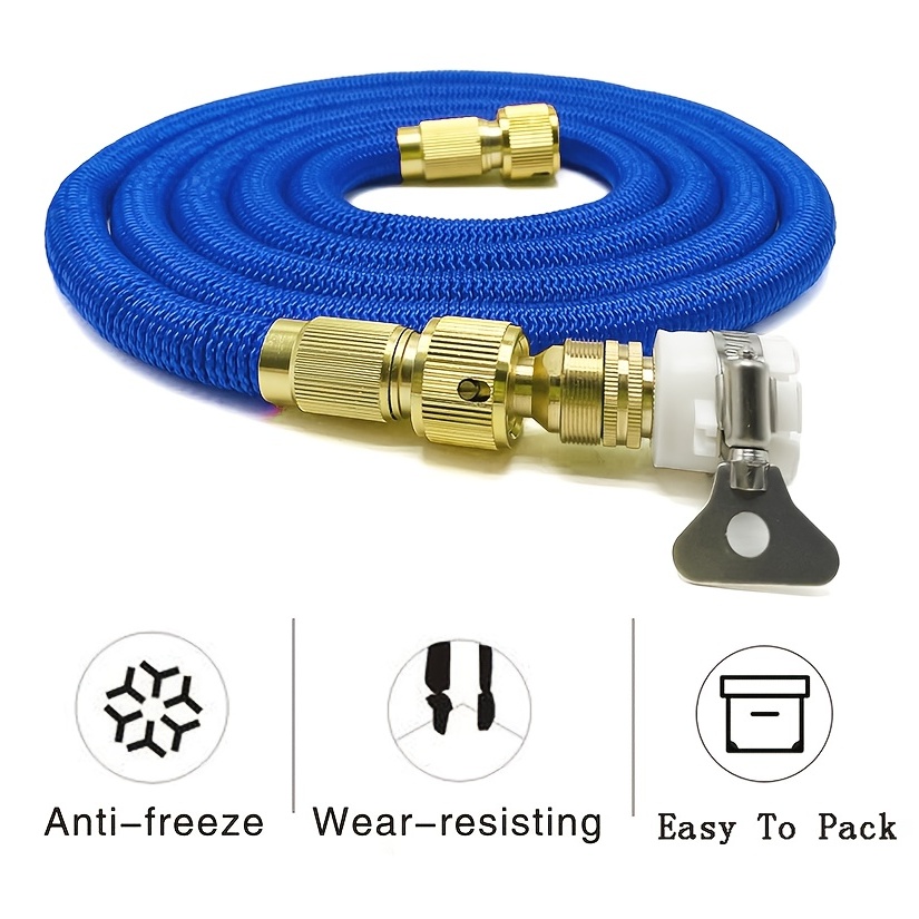 Cheap Garden Water Hose Expandable Double Metal Connector High Pressure Pvc  Reel Magic Water Pipes for Garden Farm Irrigation Car Wash