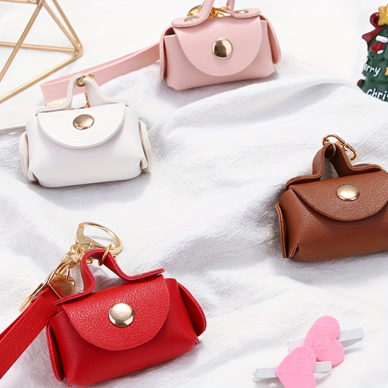 Cute Fur Bag Keychain - Stylish Handbag Purse Pendant Accessory - Temu