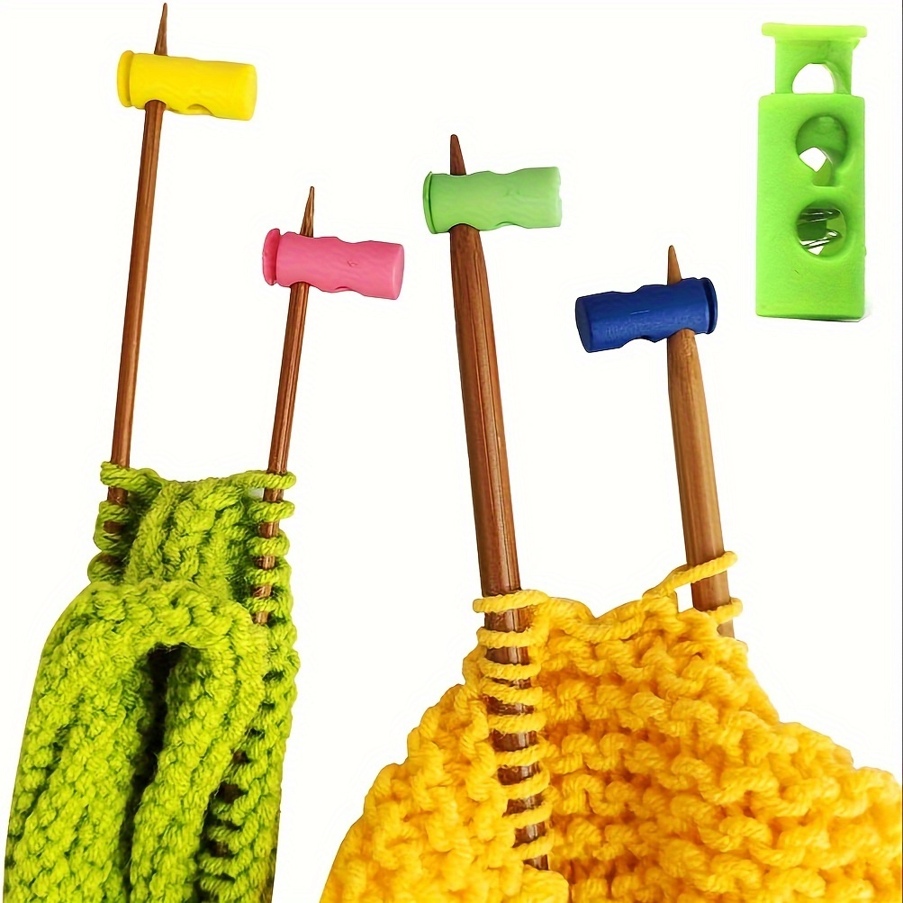 10pcs Knitting Needle Stopper, Need-Minder, Knitting And Crochet Supplies,  Knitting Needle Tip Protector, Needle Stopper, Knitting Needle Hugger,  Small Knitting, Knit Needles Protectors, Accessories Anti-Shedding Sweater  Needle Stopper For Knitting
