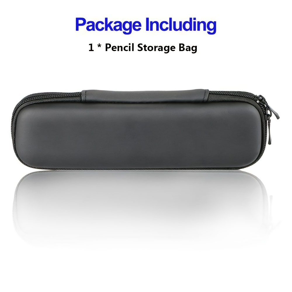 Black Hard Shell Pen Pencil Case Protective Carrying Bag Storage Container