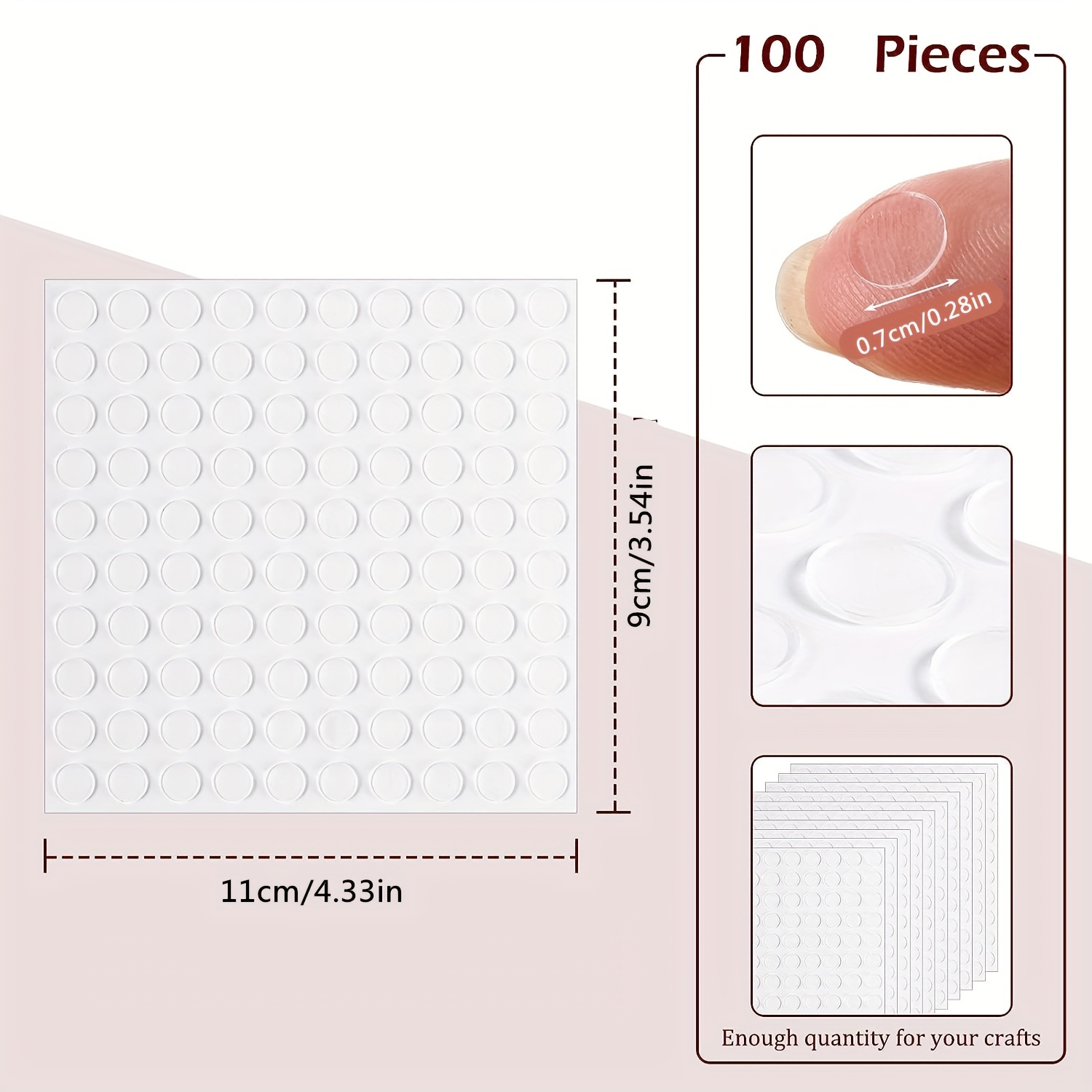 Mini Size Double sided Adhesive Dots Glue Tape For - Temu
