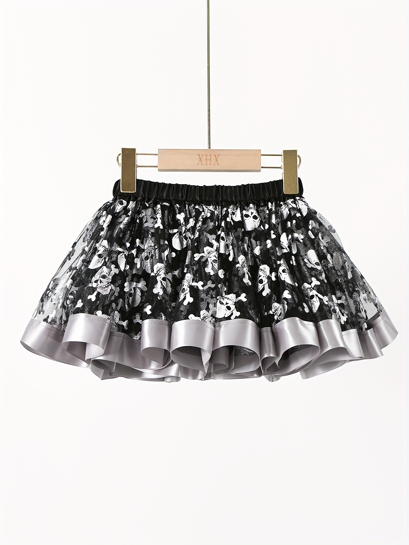 Girls Performance Long Half Skirt