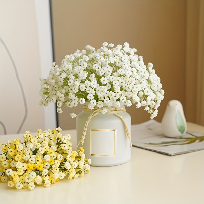 Artificial White Babys Breath Flowers: Perfect For Diy - Temu