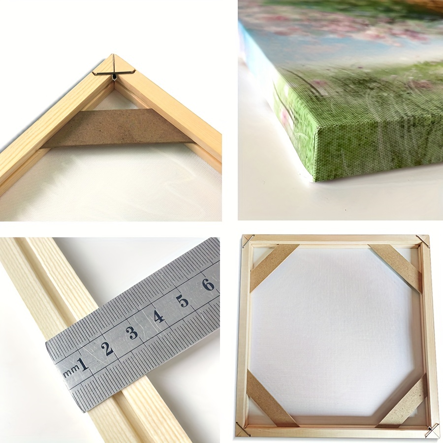 EVNEED DIY Canvas Stretcher Bars 16x20 Inch Canvas Frame - Easy to  Assemble, Gallery Wrap Oil Frame Kits Canvas Wood Stretcher Bars- for Oil