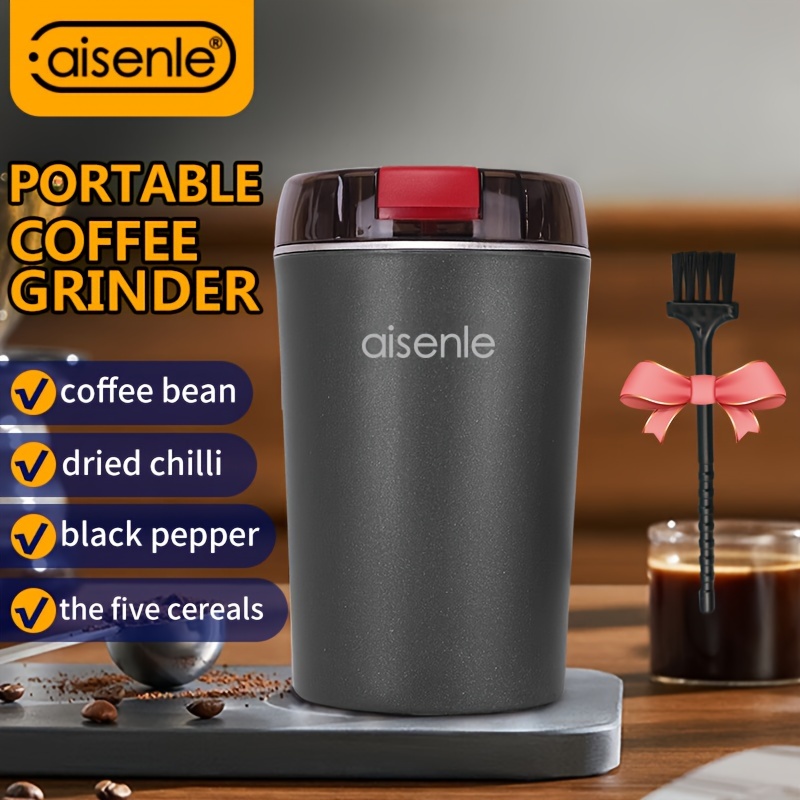 Household Electric Coffee Bean Grinder Small Mini Grinder - Temu