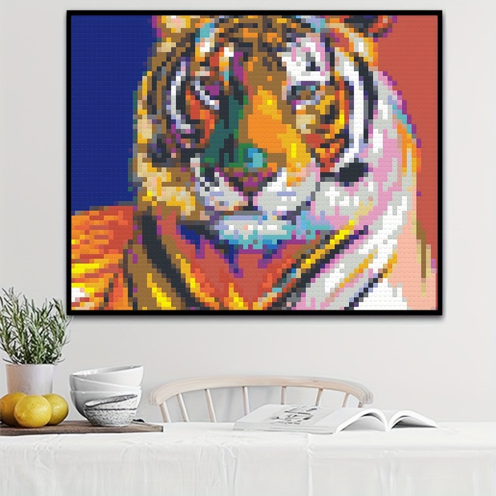 Foto Trabalhos de arte 3d Tiger