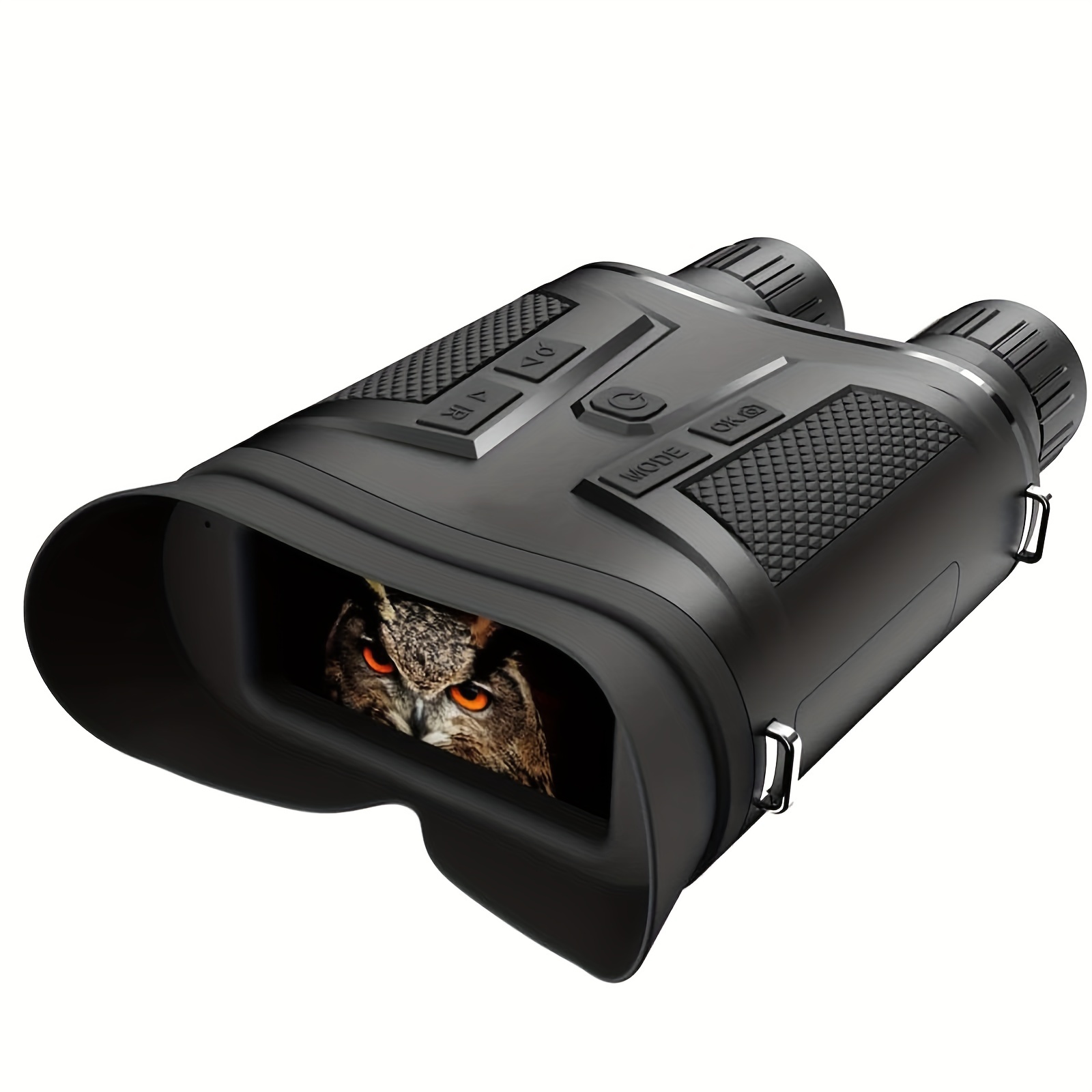  BekinTek Visión nocturna prismáticos telescopio gafas digitales  IR infrarrojo caza dispositivo 984.3 ft distancia de observación en plena  oscuridad 4X zoom óptica 2.31 pulgadas HD pantalla 960P : Deportes y  Actividades