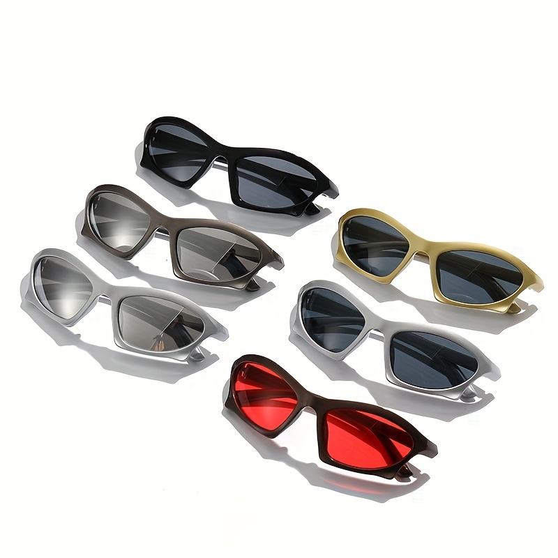 Y2K Star Sports Sunglasses 2023 Luxury Cyber Punk Vintage