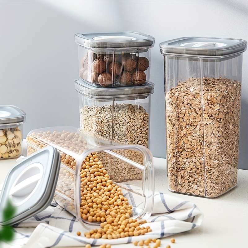 Food Storage Containers With Lids Clear Airtight Food - Temu