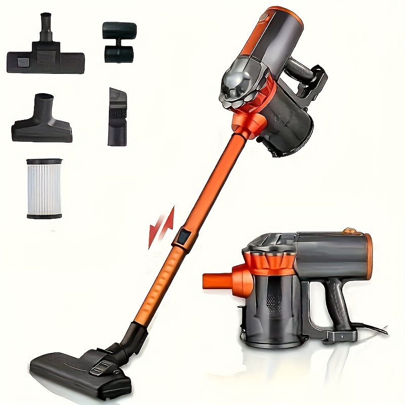 Ultra-Quiet 600W Handheld Vacuum Cleaner - Portable, Lightweight with Powerful Suction for Pet Hair, Hard Floors &amp; Carpets, Includes Accessories Kit