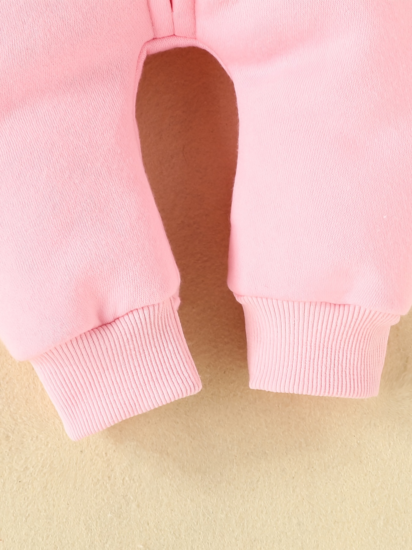 Baby Long Sleeve Thermal Bodysuit - Pink