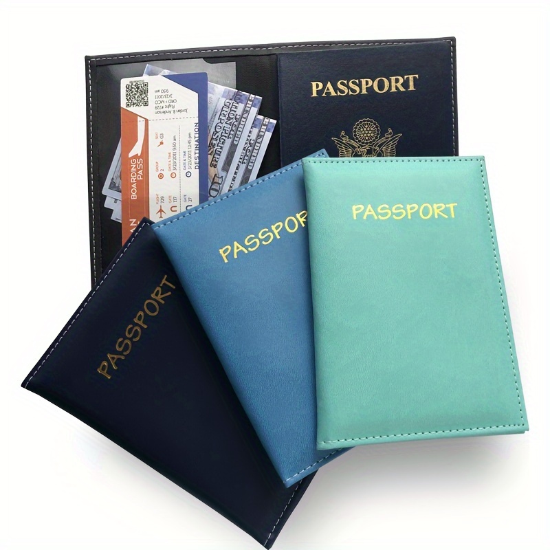 Étui À Passeport Couverture De Passeport Étanche Avec Porte - Temu France