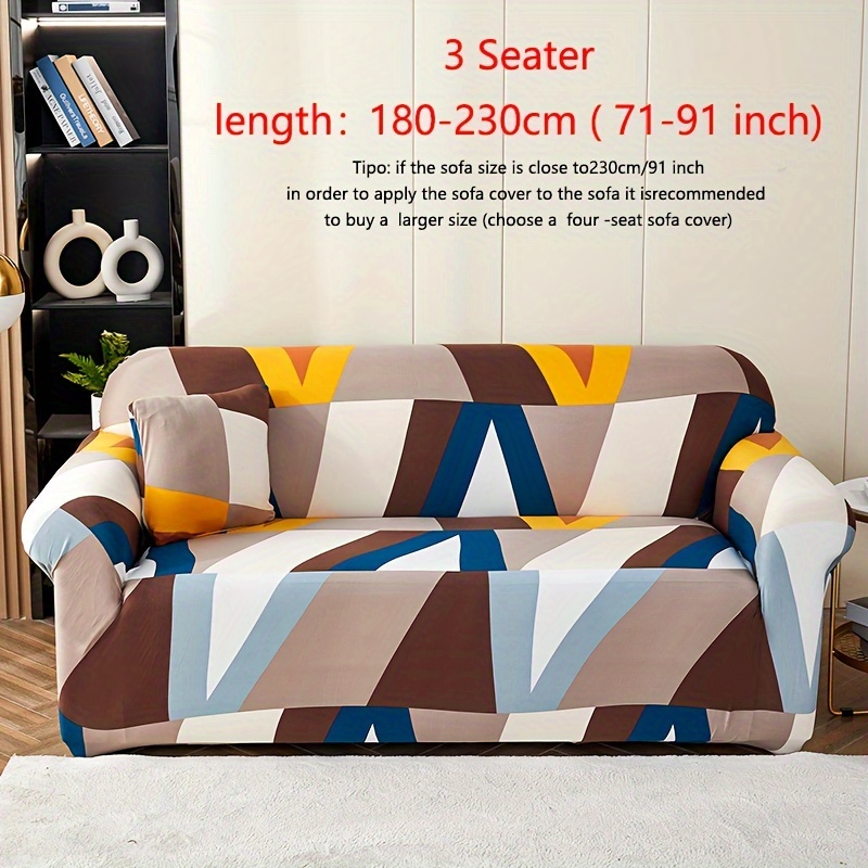 Leaf Printed Elastic Sofa Slipcover Soft Breathable Non Slip Temu New Zealand