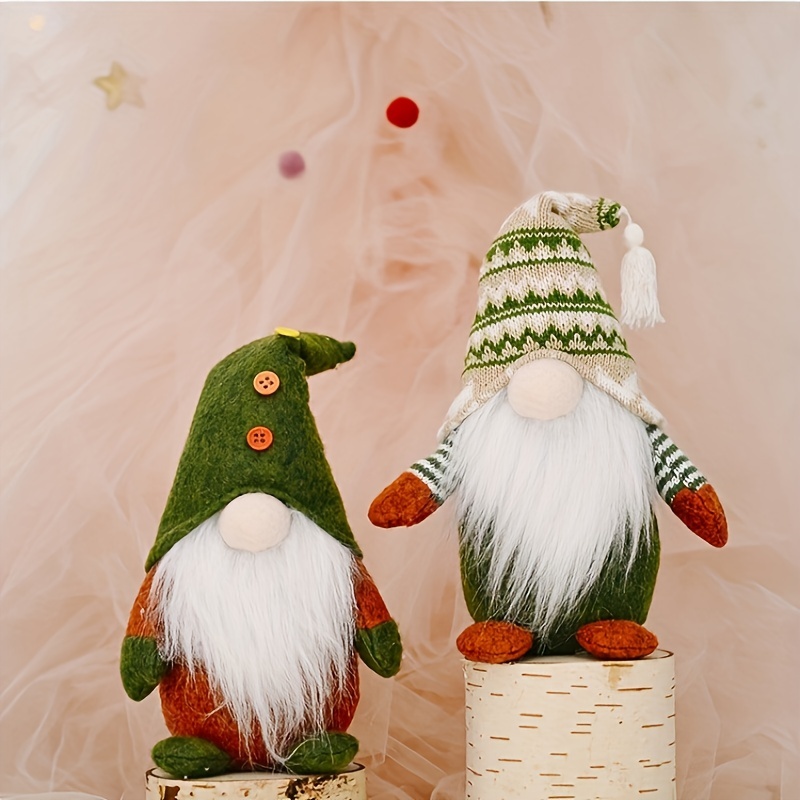 1pc Lapins Gnomes En Peluche, Poupée Elfe Suédoise Fait Main