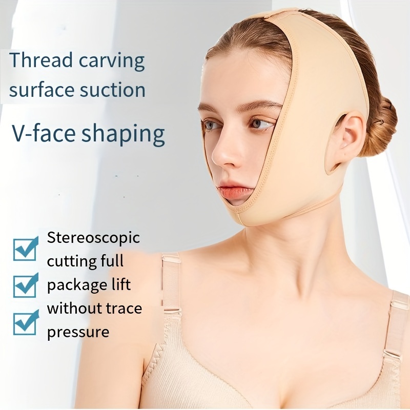 Elastic Face Lifting Bandage V Line Face Strap Women Chin Cheek Lift Up  Belt Facial Massager Strap Face Skin Care Tools Beauty