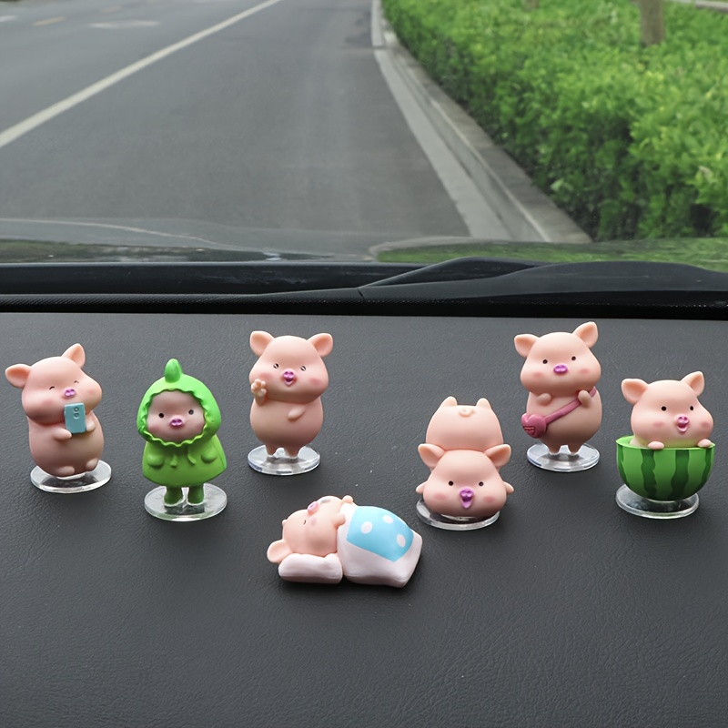 Car Ornaments Car Interior Accessories Perfume Pig Car - Temu