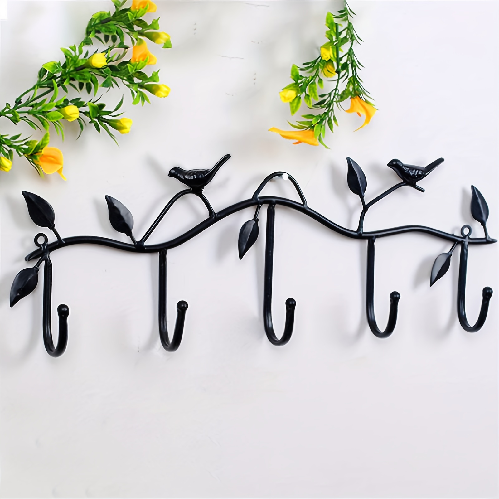 6PCS Big Heavy Duty Three Prongs Coat Hooks Wall Mounted with 12 Screws  Retro Double Utility Rustic Hooks for Thick Coat - AliExpress