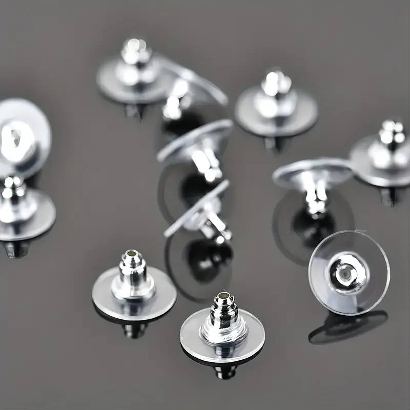 Stainless Steel Earring Back Plugs Ear Plugs Earring Bases - Temu