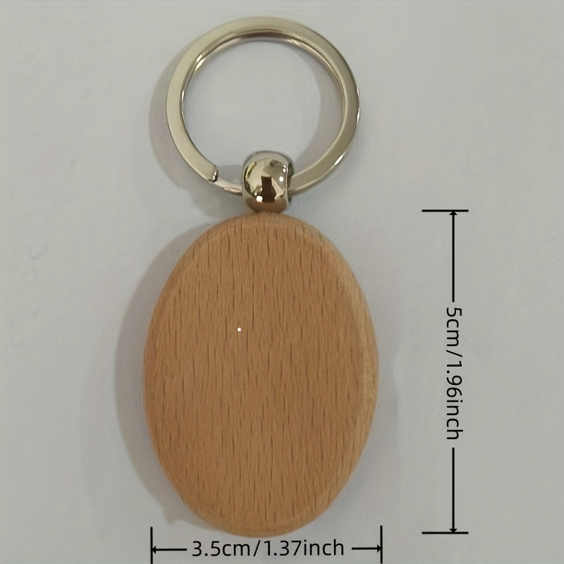 Blank Wooden Key Chain Personalized EDC Wood Keychains - SG 2249 -  IdeaStage Promotional Products