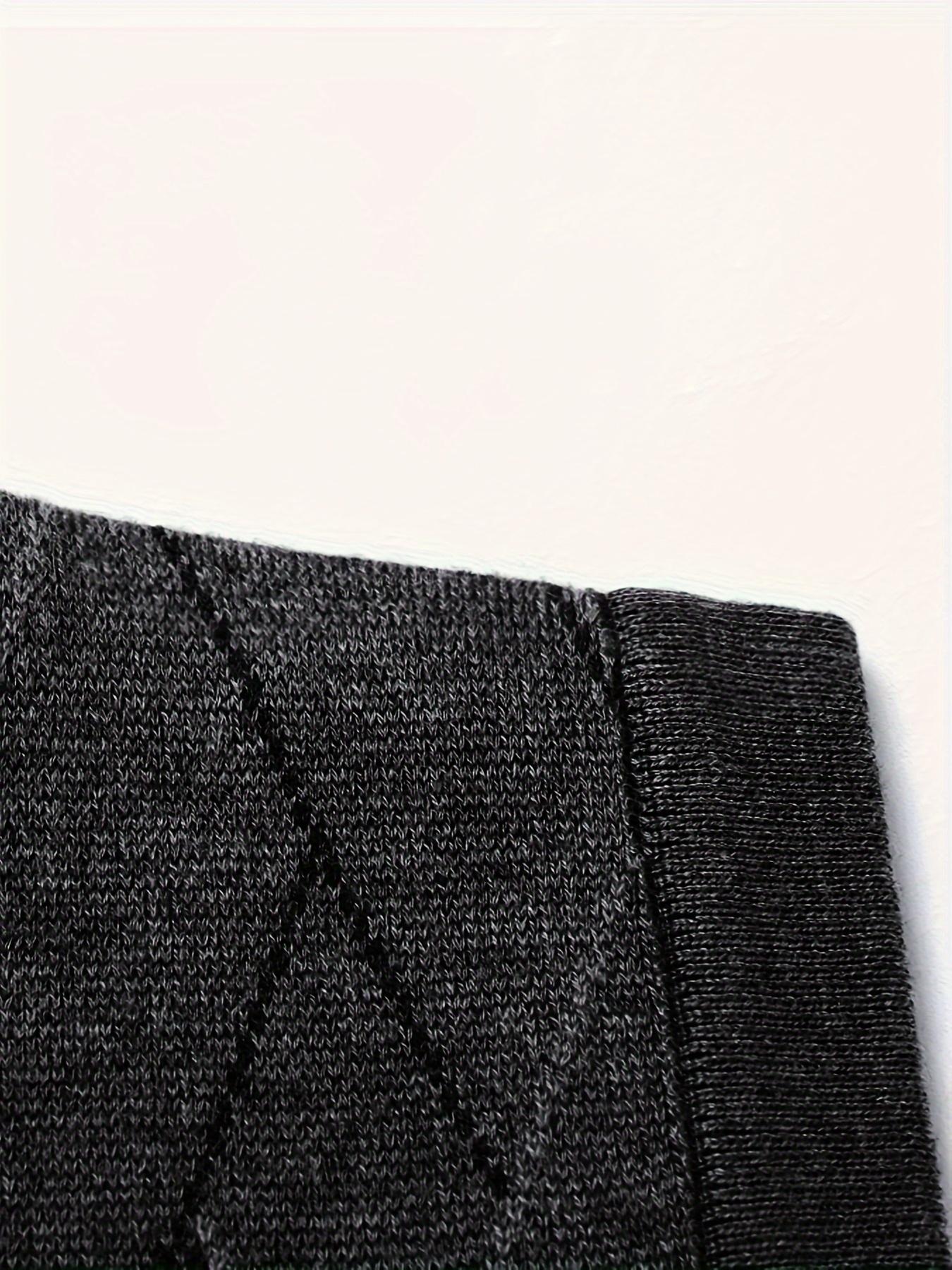  Chaleco de punto sin mangas para hombre, mezcla de lana, ajuste  casual, contraste, simple color sólido, cuello redondo y cuello en V,  cálido jersey (cian 2, L), Cian 2, L 