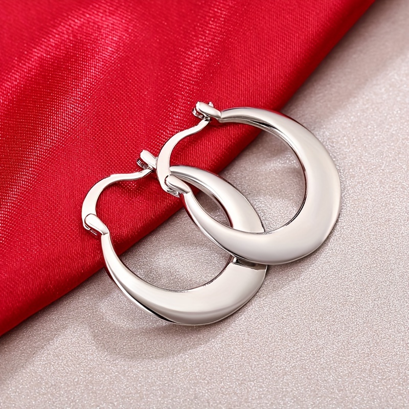 Stylish And Simple Ring Earrings For Women, Casual Daily Accessory, Valentine's Day Gift
