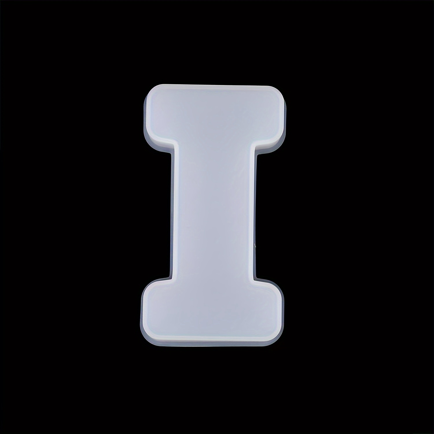 Letter Shaped Ice Molds (Block Font)