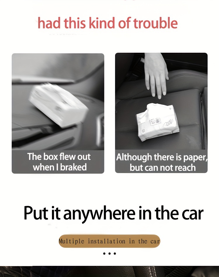 Auto Taschentuchbox Kleiner Duftstil Taschenpapierbeutel - Temu