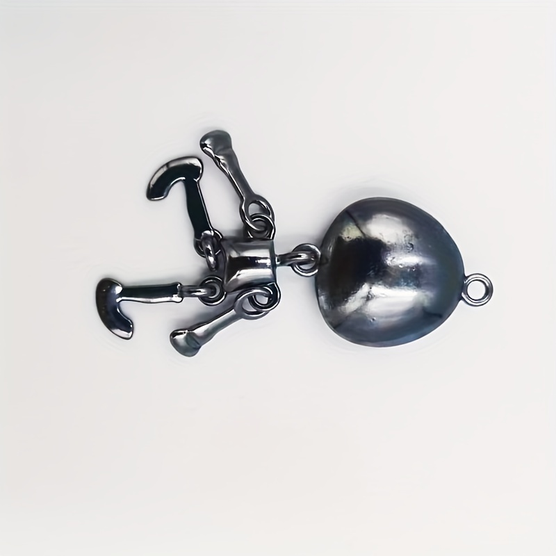 Skull Man Gun Keychain DIY Accessory