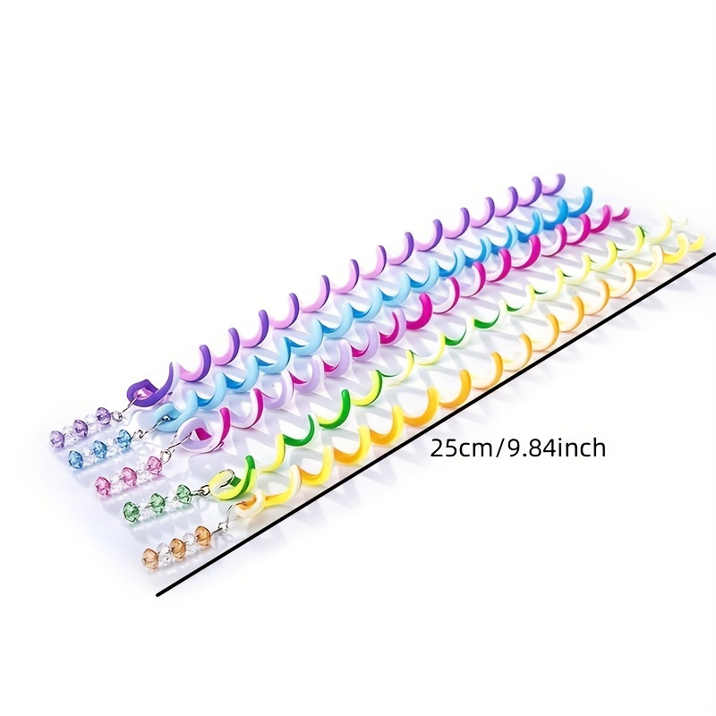 6pcs Colorful Crystal Headbands for Girls