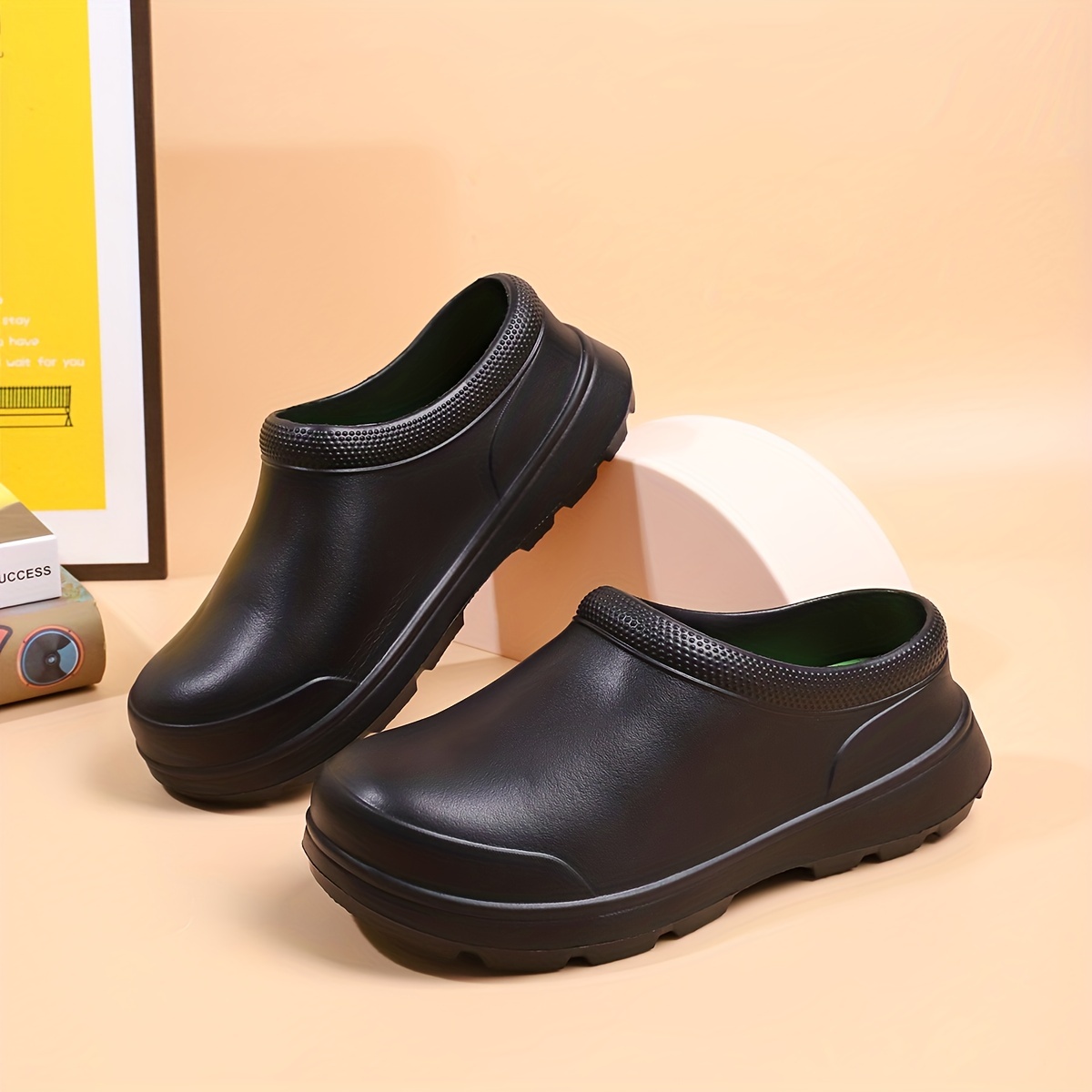 Zapatos De Chef Con Plataforma Para Mujer, Zapatos De Trabajo Impermeables  Y Resistentes Al Aceite, Cómodos Zapatos Antideslizantes