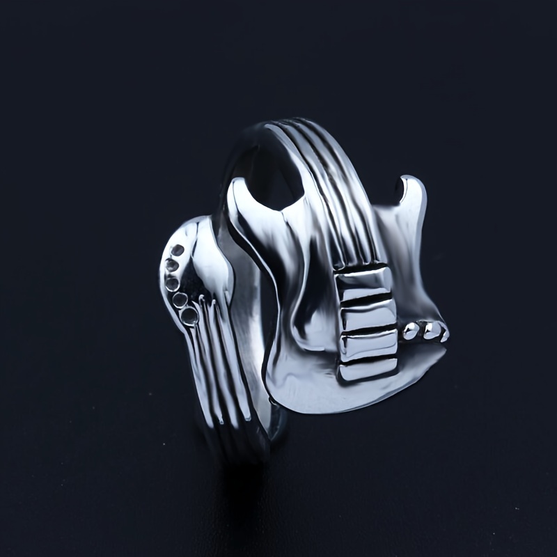 Fantasy Forge Jewelry Guitar Ring for Men