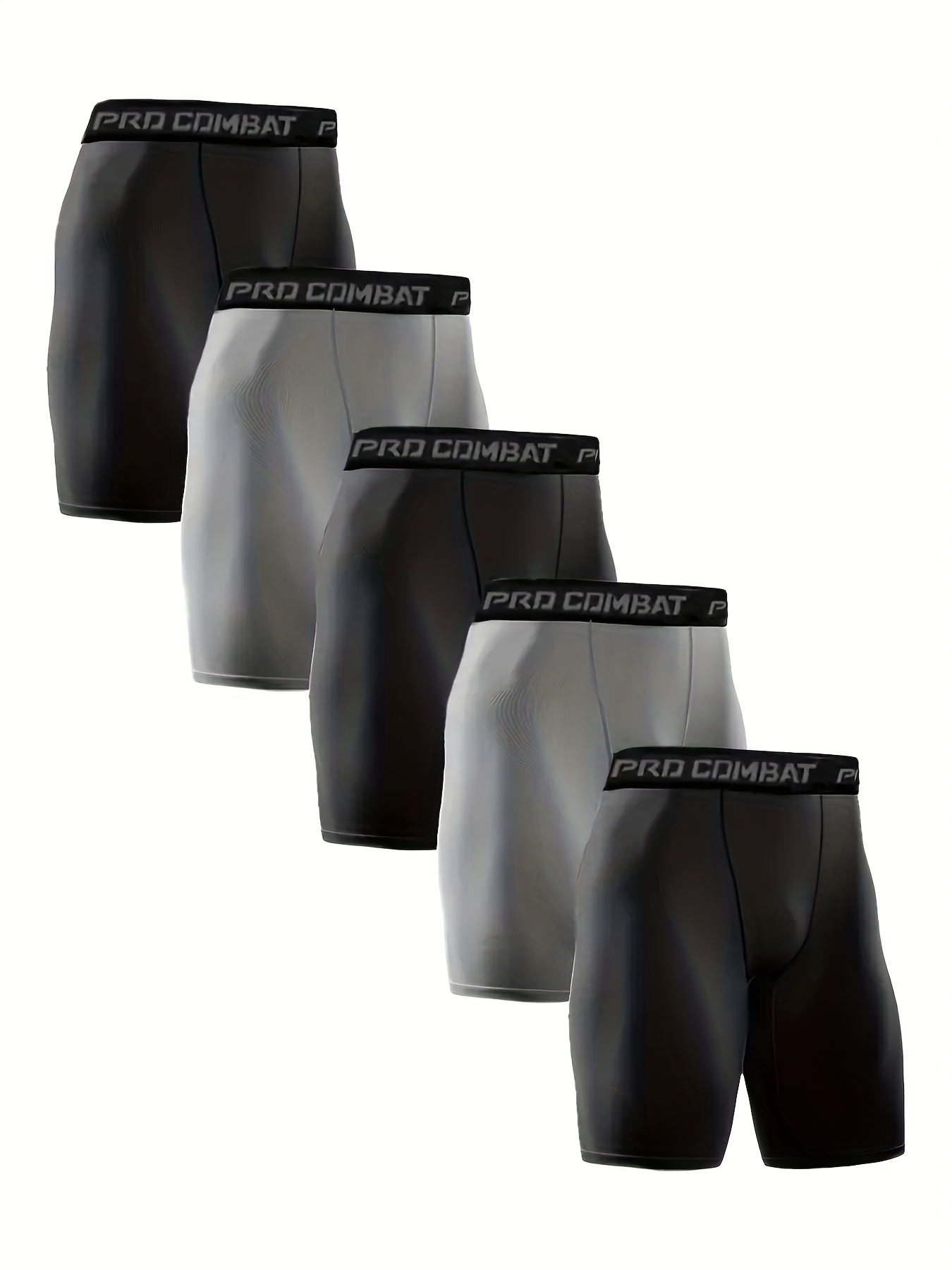 AND1 Men's Underwear - 10 Pack Long Leg Performance Compression