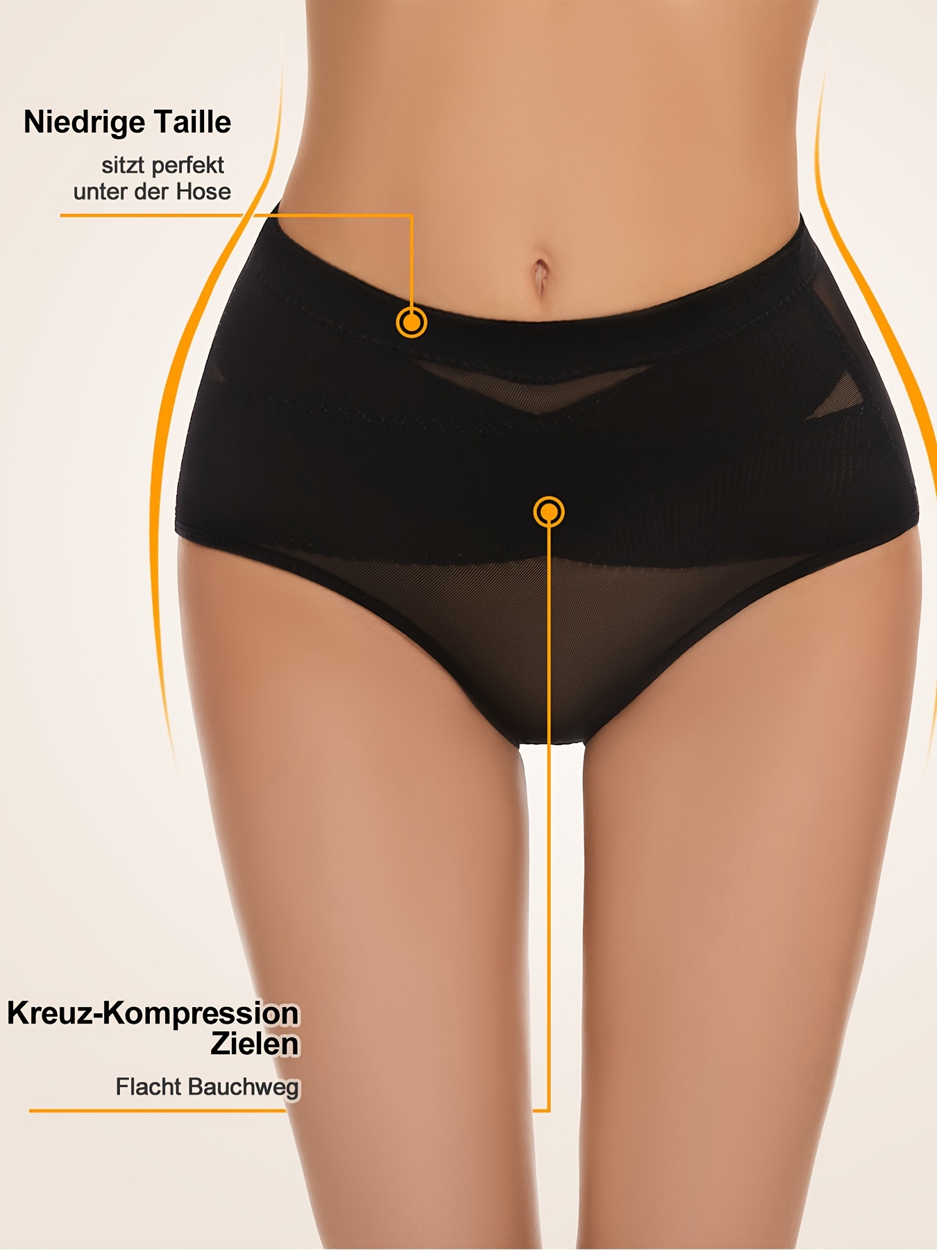 Aayomet Panties for Women Lift Panties Compression Underwear Waist Slim  Body Shaper Zipper Abdominal Panties (Beige, XXL)
