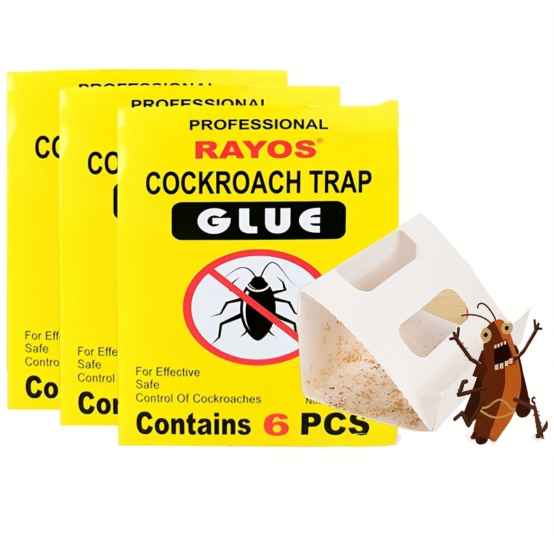 Trampa de pegamento para cucarachas - Sin veneno - 10 PACK