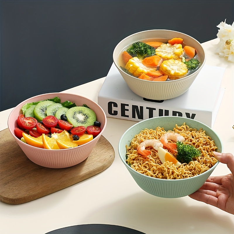 Unbreakable Cereal Bowl Set Novel Double layer Salad Bowl - Temu