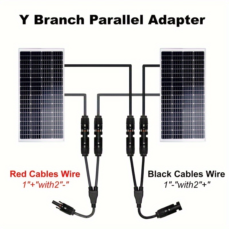 MC4 Y-Connector - Parallel Panel Connector –