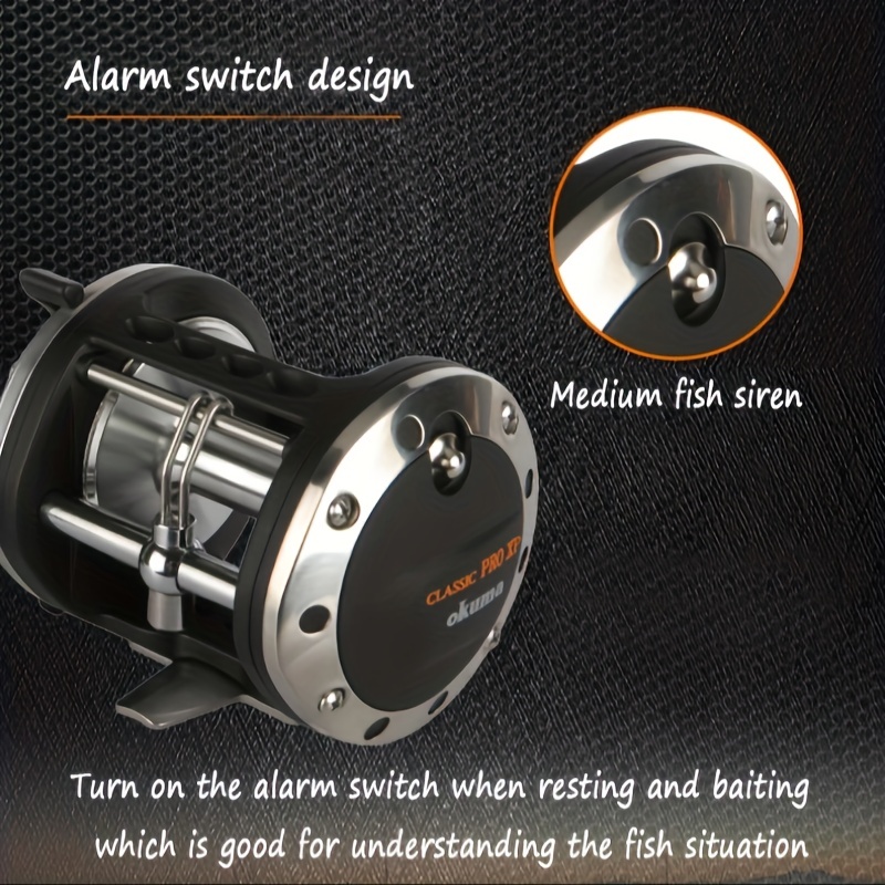 * Stainless Steel Fishing Reel With Drum Wheel, Long Casting Fishing Wheel  For Ice Fishing, Saltwater