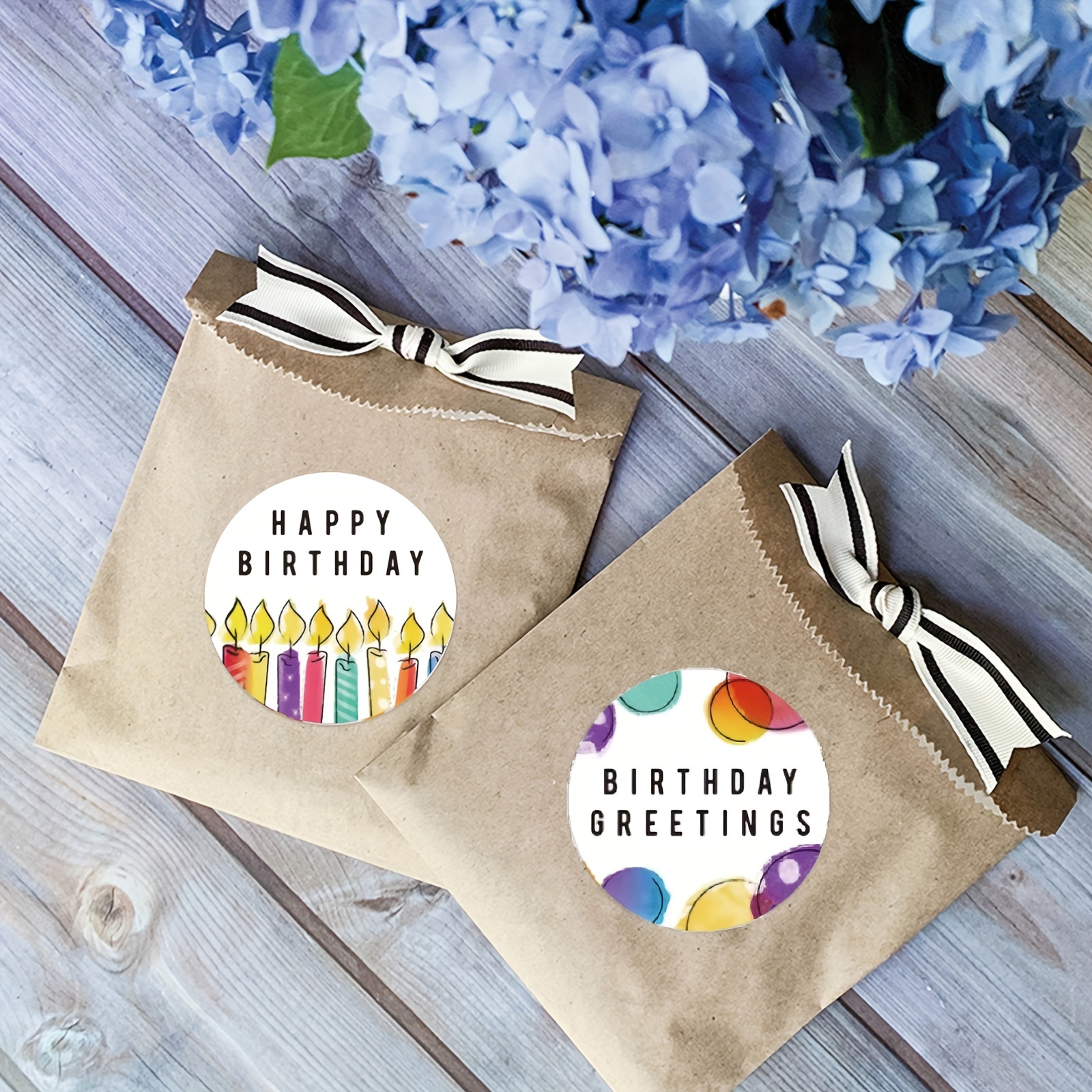 Happy Birthday Stickers Round Happy Birthday Stickers - Temu Australia