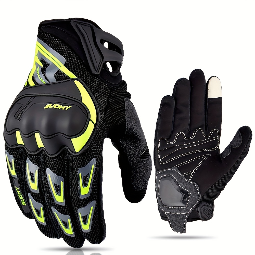 Summer Motorcycle Gloves Men Touch Screen Biker Cycling Moto Protective