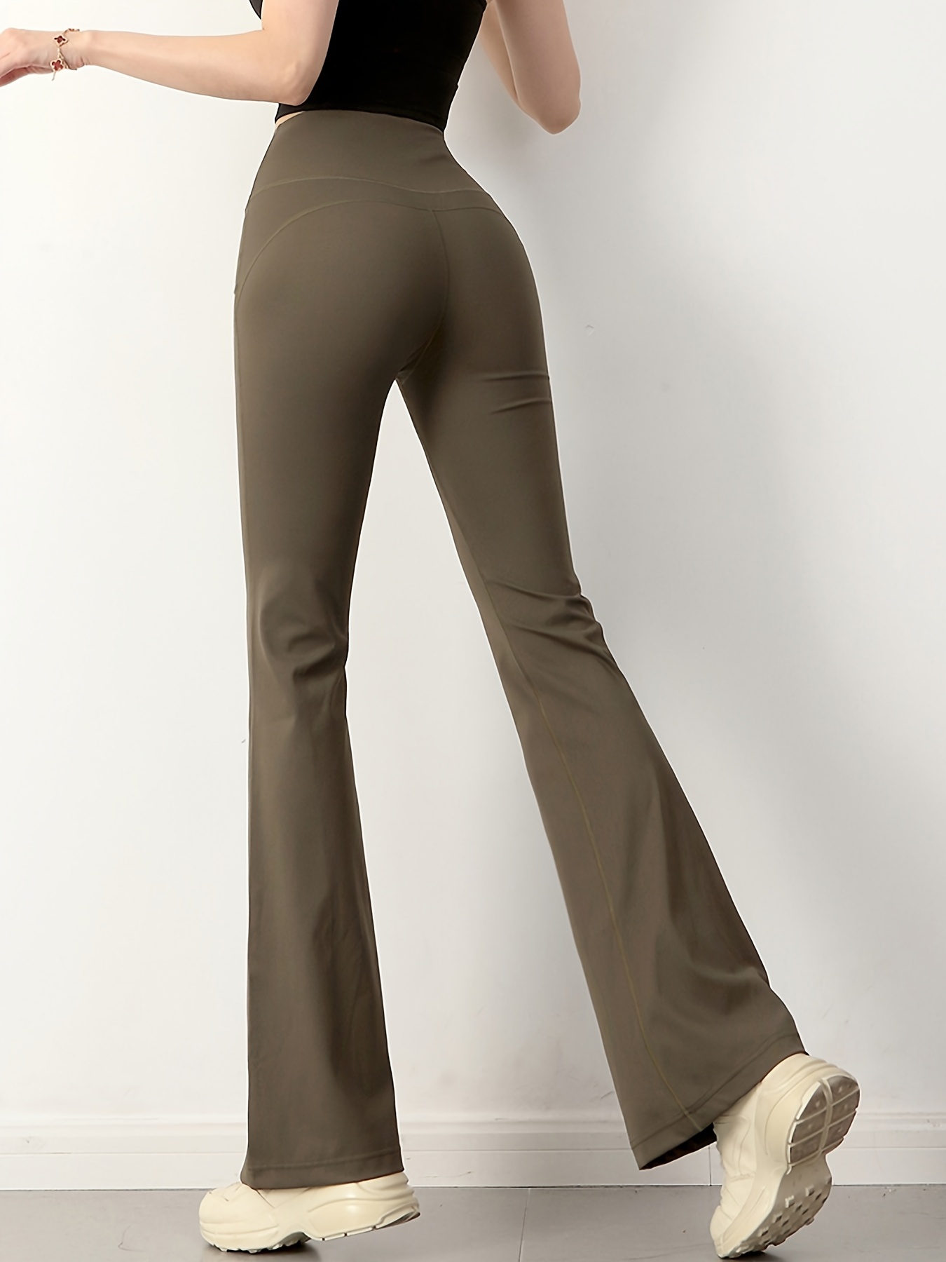 KMISUN Bootcut Yoga Pants for Women Pockets Wide Leg India  Ubuy