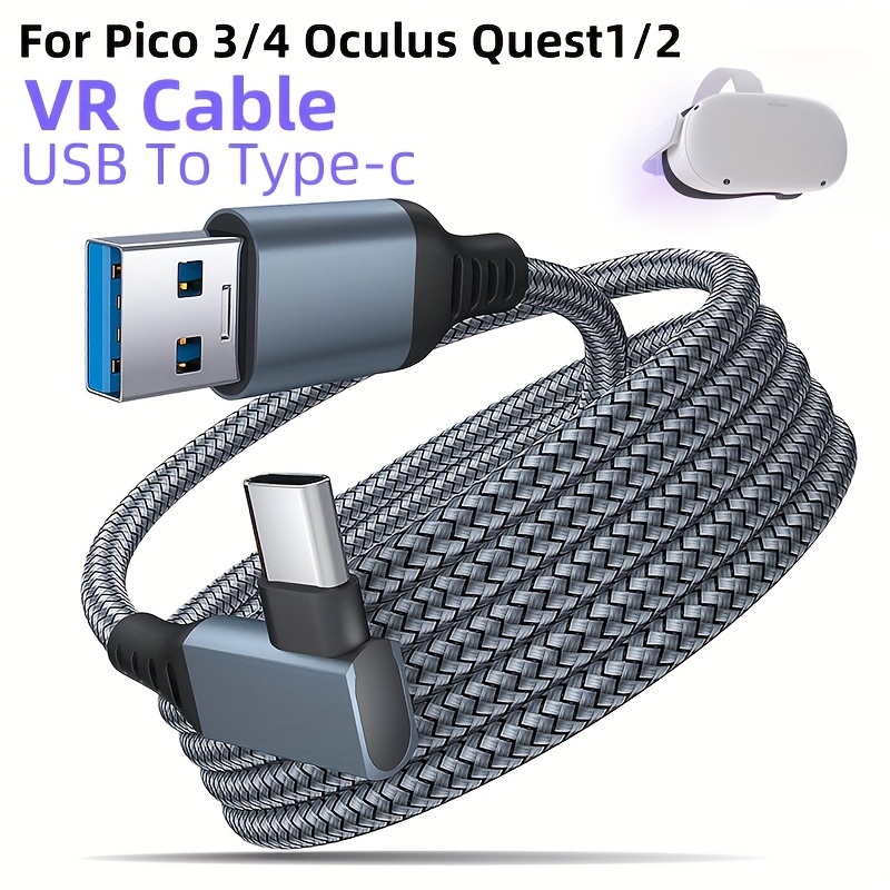 Upgraded Link Cable For Oculus Quest 2 Charging Cable With - Temu