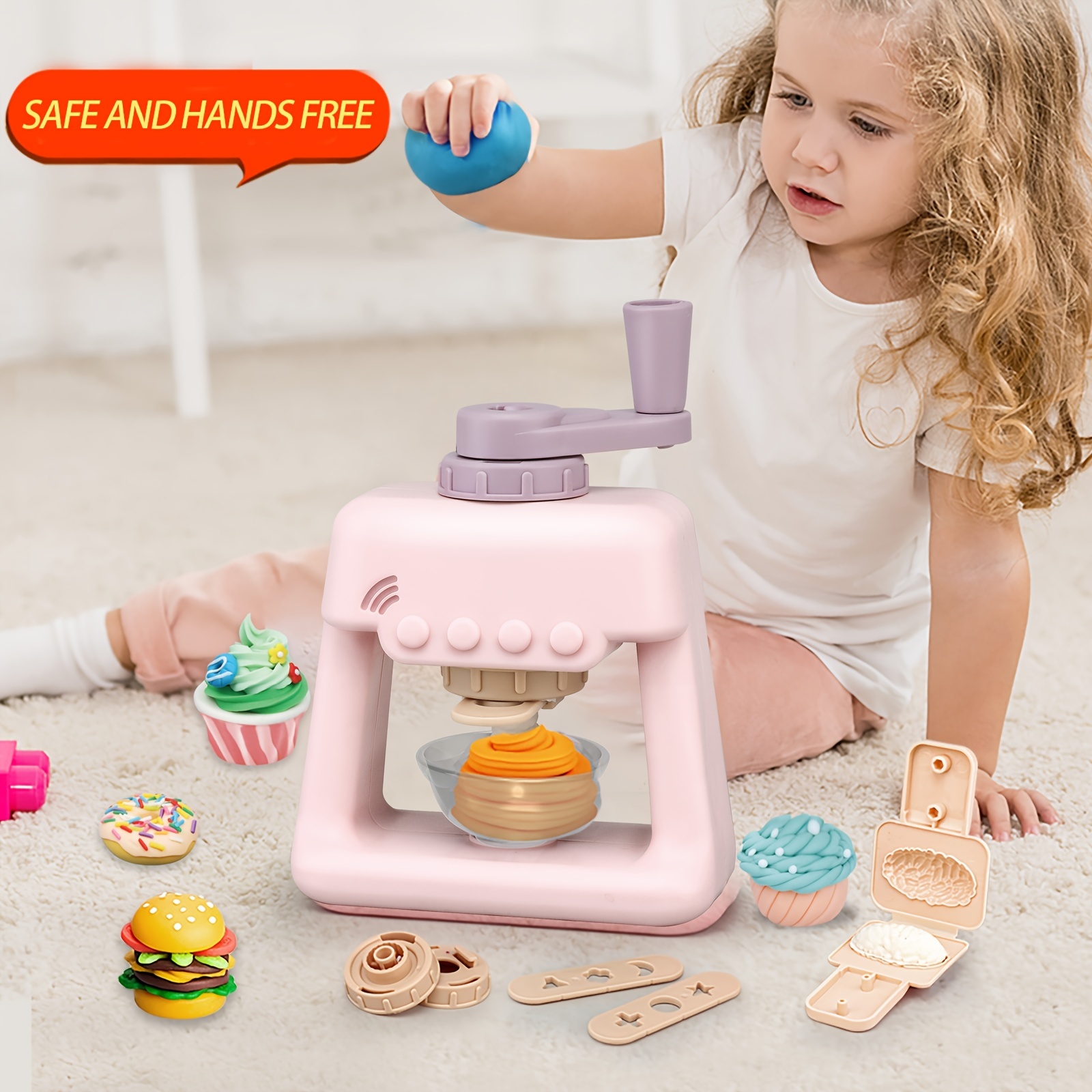 Learn Colors with Play Doh Pasta Spaghetti Making Machine Toy Appliance and  Surprise Toys 