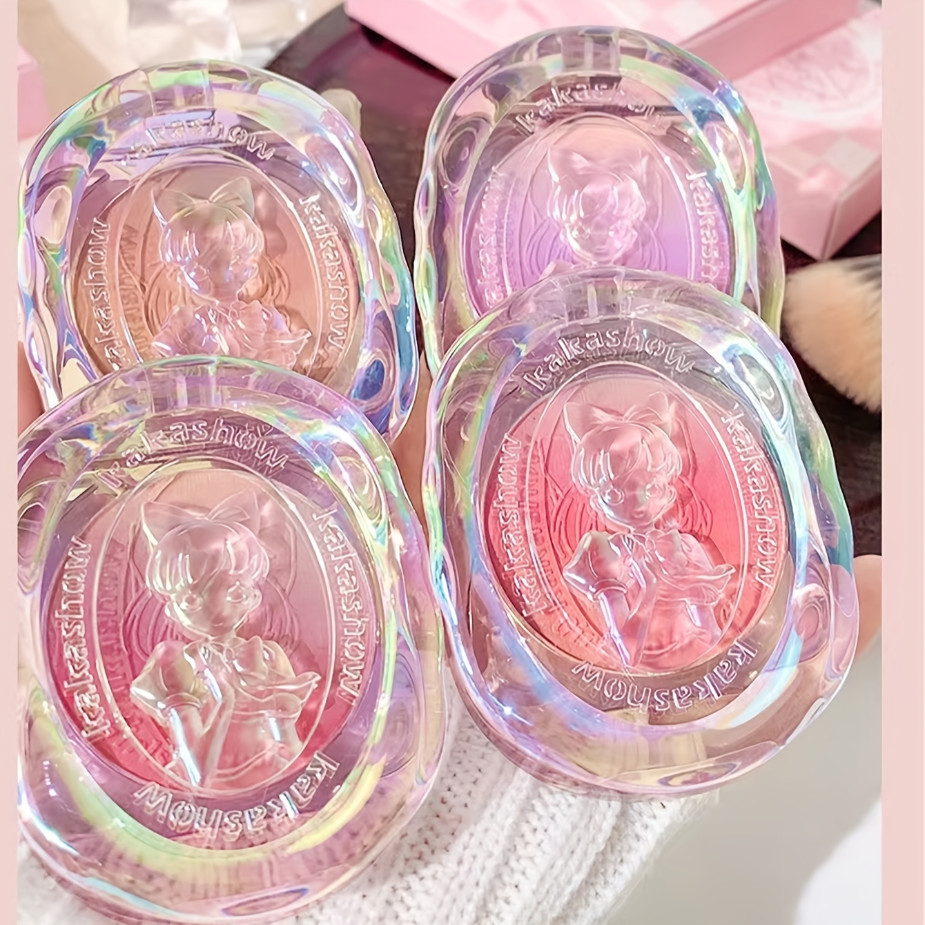 Young Girl Gradient Cheek Rouge Brightening Natural Nude Makeup