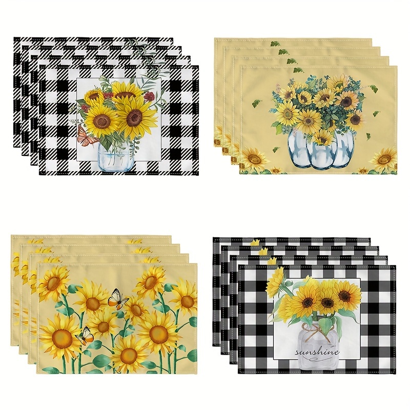 Flower Power Gift Box w. Dwarf Sunflower, Embroidery Kit
