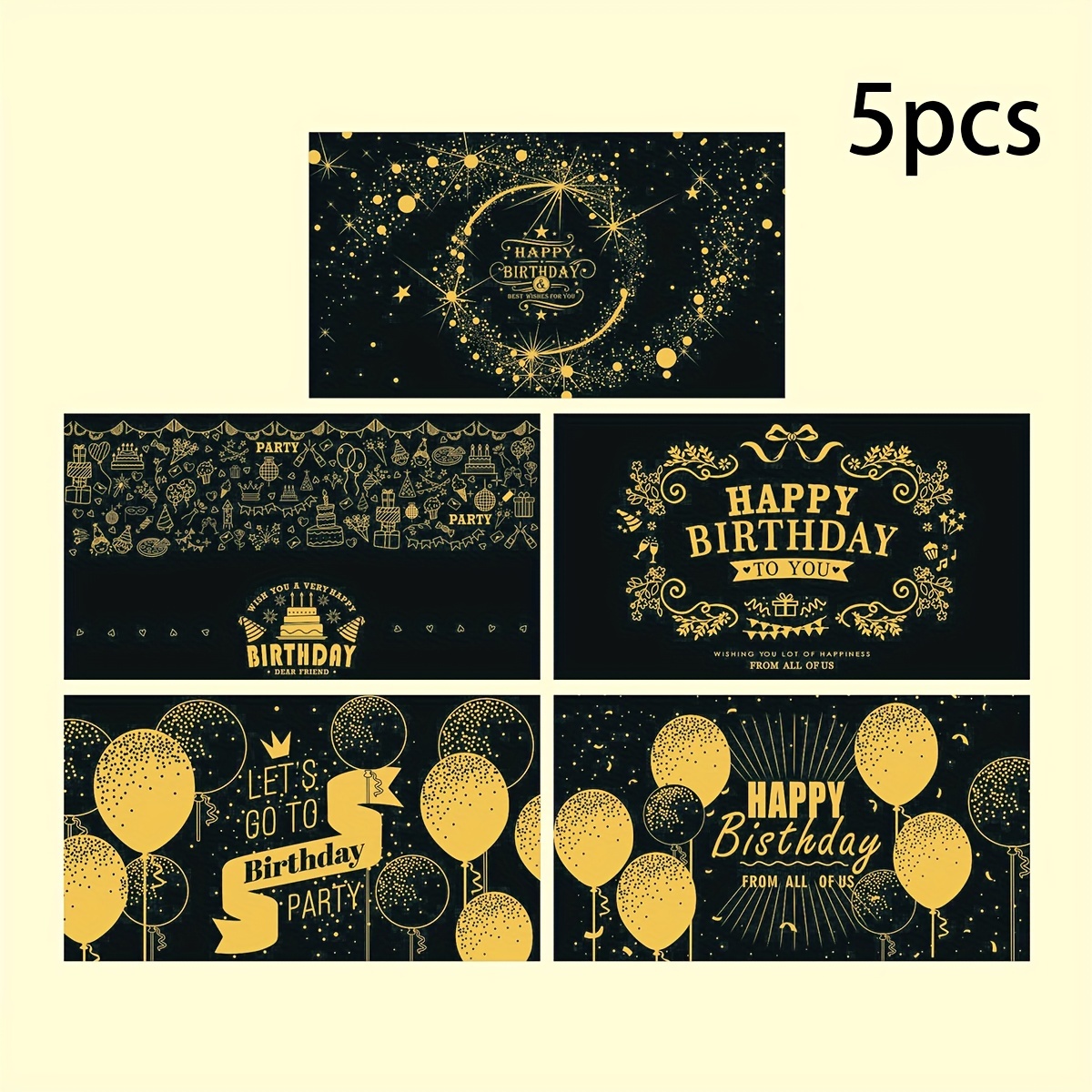 16Pcs Birthday Invitation Cards Gift Cards with Envelopes for Party  Decorations Supplies Favors : Home & Kitchen 