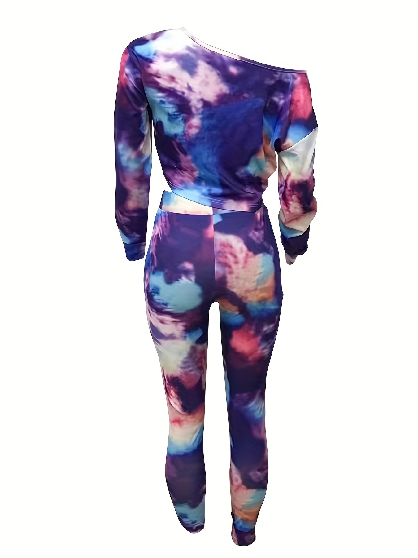 Pantalones largos tie online dye